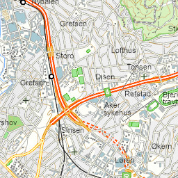 postkasser oslo kart Kart som viser Postens hentesteder, innleveringssteder og røde 