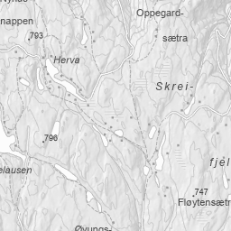 Rognlivegskillet Hoversjoen Jenssaetra Skiforeningen